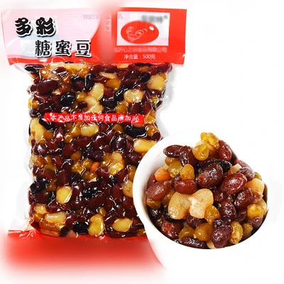 多彩蜜蜜豆红小豆即食免煮糖纳蜜豆珍珠奶茶甜品面包烘焙原料