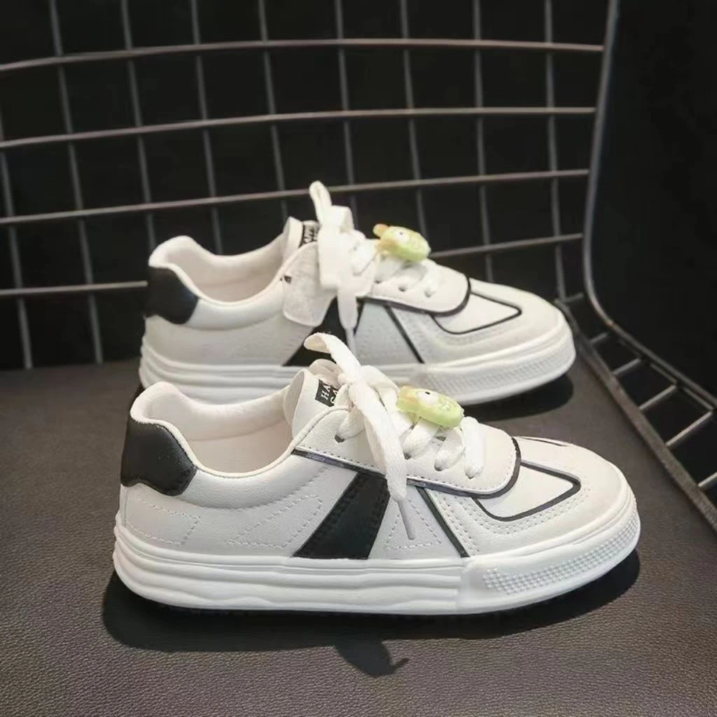 【小芭专属】1889小美小宝童鞋儿童板鞋女童小白鞋可爱校园运动鞋