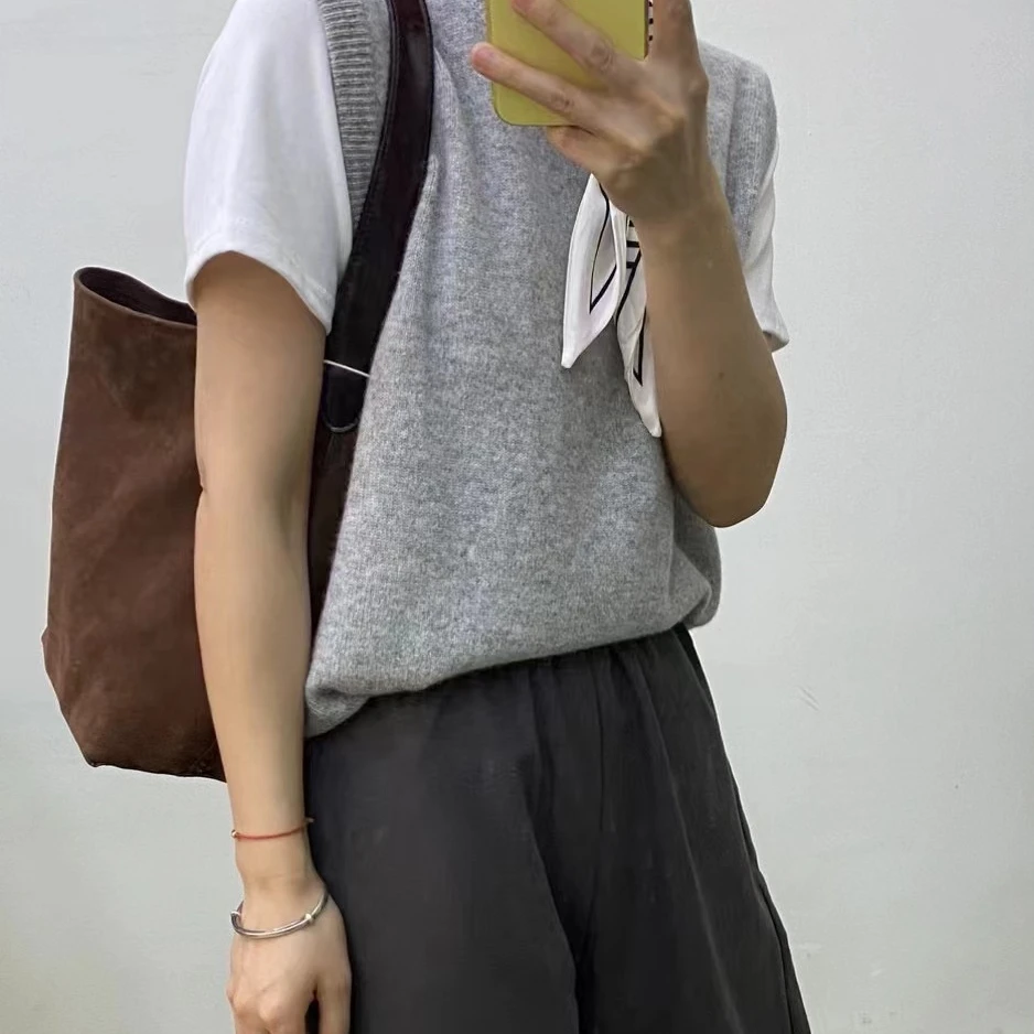 秋款毛衣马甲套头毛衣开衫休闲百搭