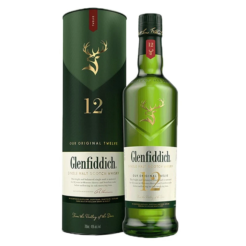 格兰菲迪12年单一麦芽威士忌700ml
