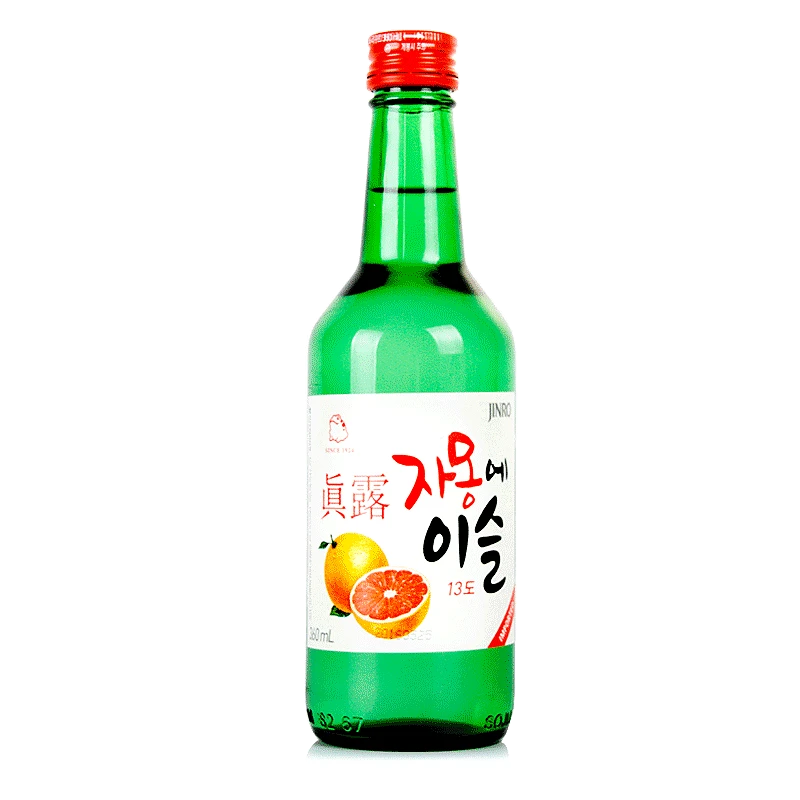 真露烧酒西柚味360ml