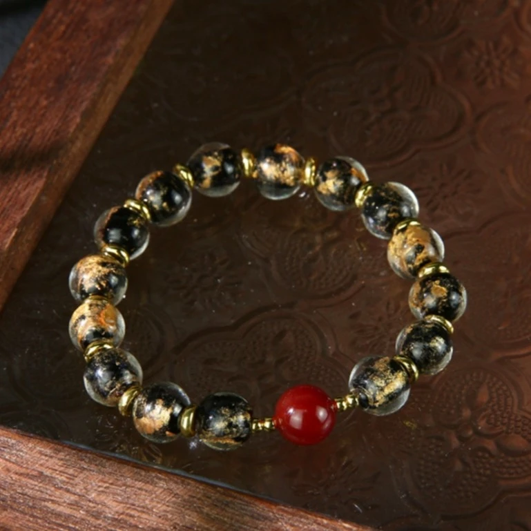 【龙虎山专场】香灰玛瑙简约设计单圈手串P0001-YHZ