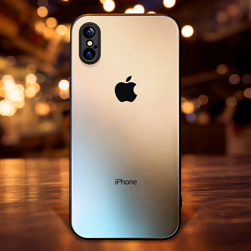 苹果x手机壳2023年新款iPhonex直边xr磨砂玻璃xsmax男女xs十软壳