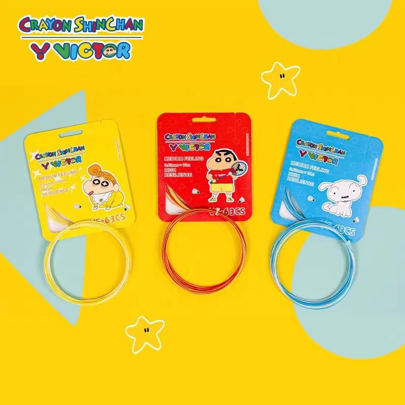 VICTOR威克多蜡笔小新联名款羽毛球线 握把胶 手胶 vs63  262CS