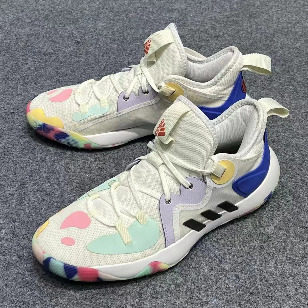 41码/NIKE 哈登后撤步炫彩配色 低帮实战鞋 99新