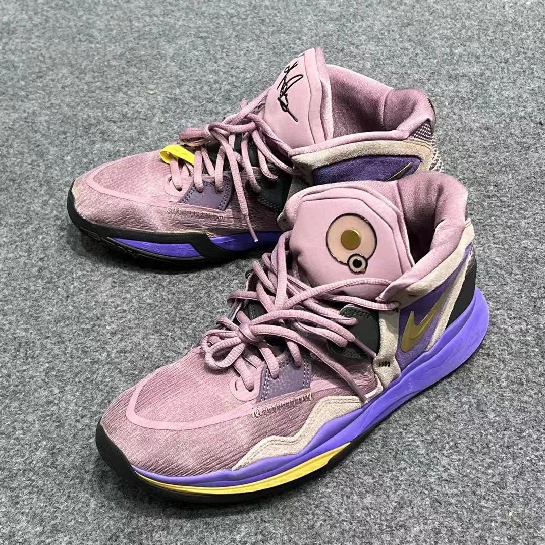 43码/NIKE 欧文八黑紫配色 高帮篮球鞋