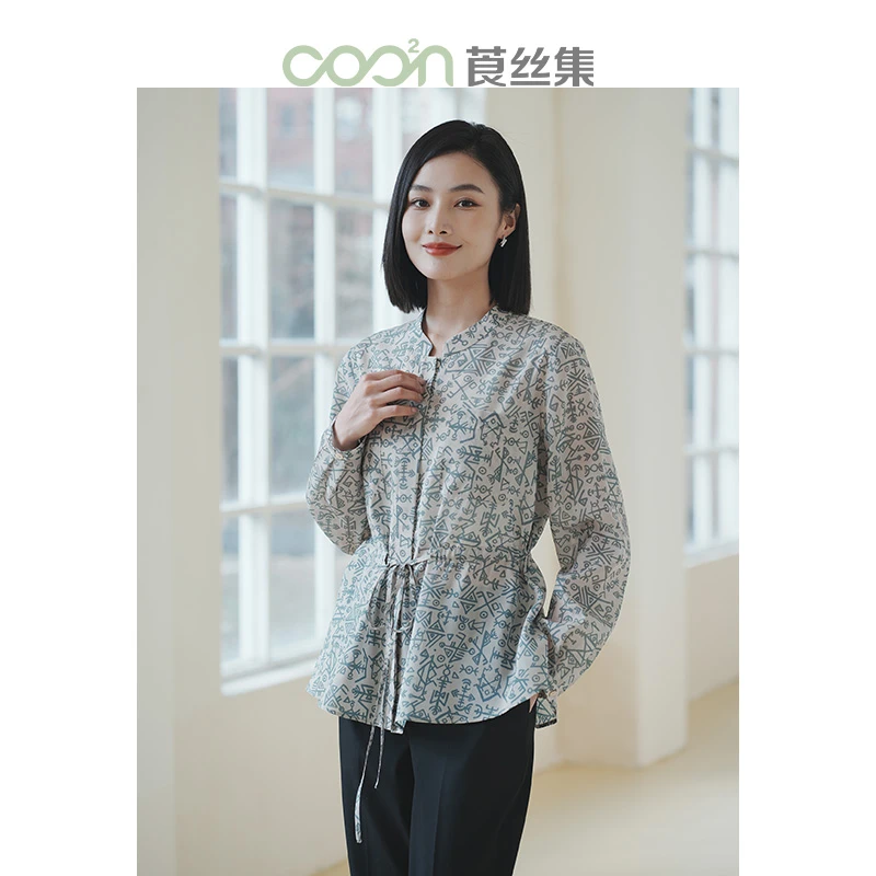 COO²N/莨丝集新款春夏衬衫CS309