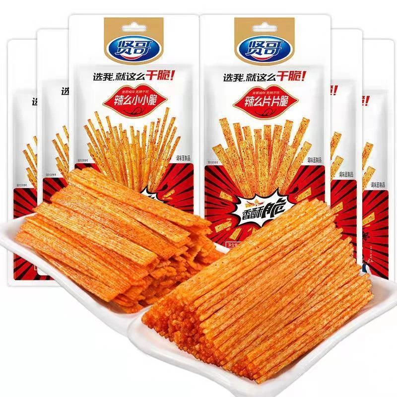 贤哥辣条辣么小小脆片片脆香酥脆8090后经典小吃麻辣零食大礼包