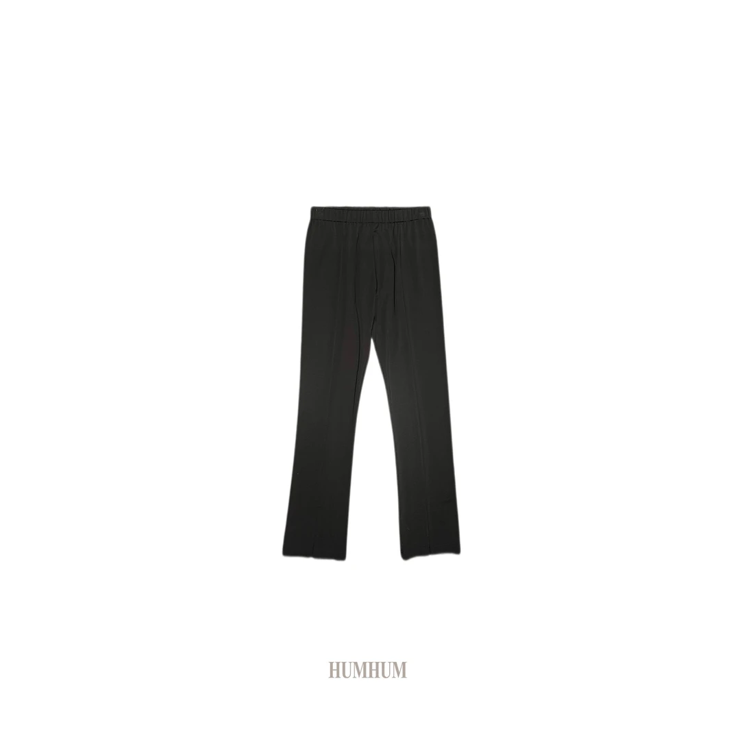 HUMHUM｜炎夏线条感刚需呼吸感雾面开衩小脚西裤2代