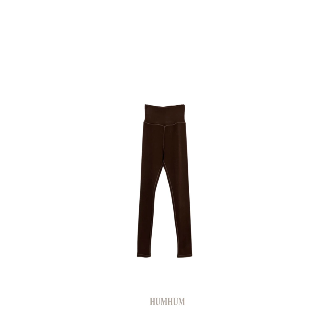 HUMHUM｜刚需时髦暖云内悦收缩线条打底裤