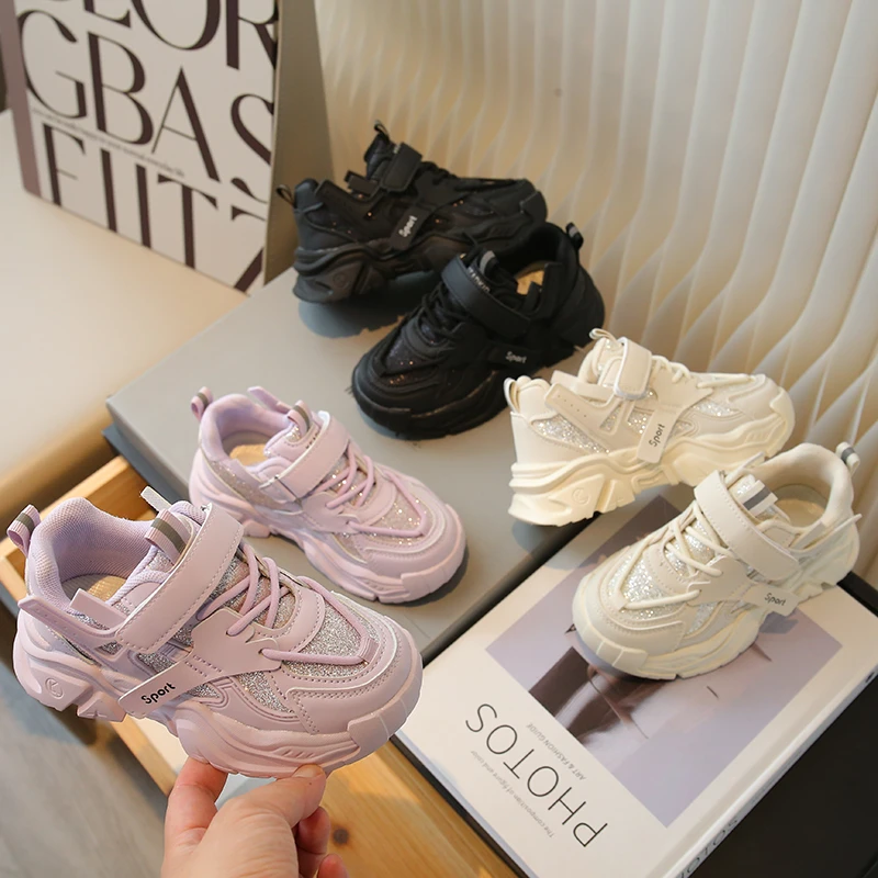G.DUCKKIDS小黄鸭女童运动鞋2025秋款休闲女童老爹鞋中大童跑步鞋