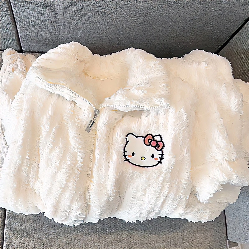 学生甜美可爱卡通珊瑚绒加绒加厚睡衣女秋冬简约休闲保暖家居服