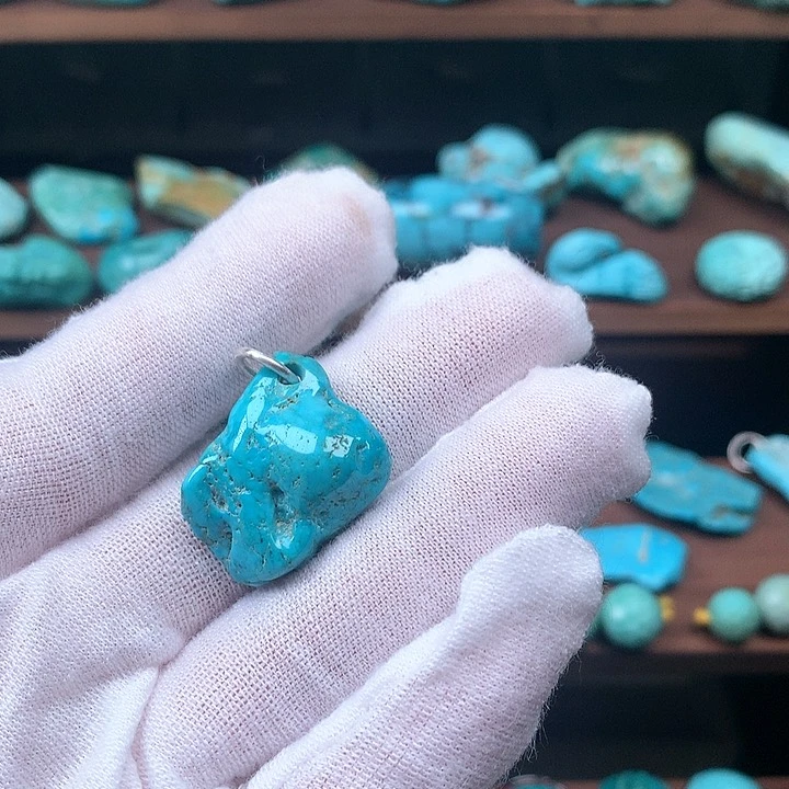 绿松石珠宝奇石未镶嵌