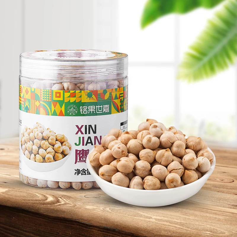 新疆木垒熟鹰嘴豆坚果零食天然香酥脆美味0添加营养制作250g*2罐