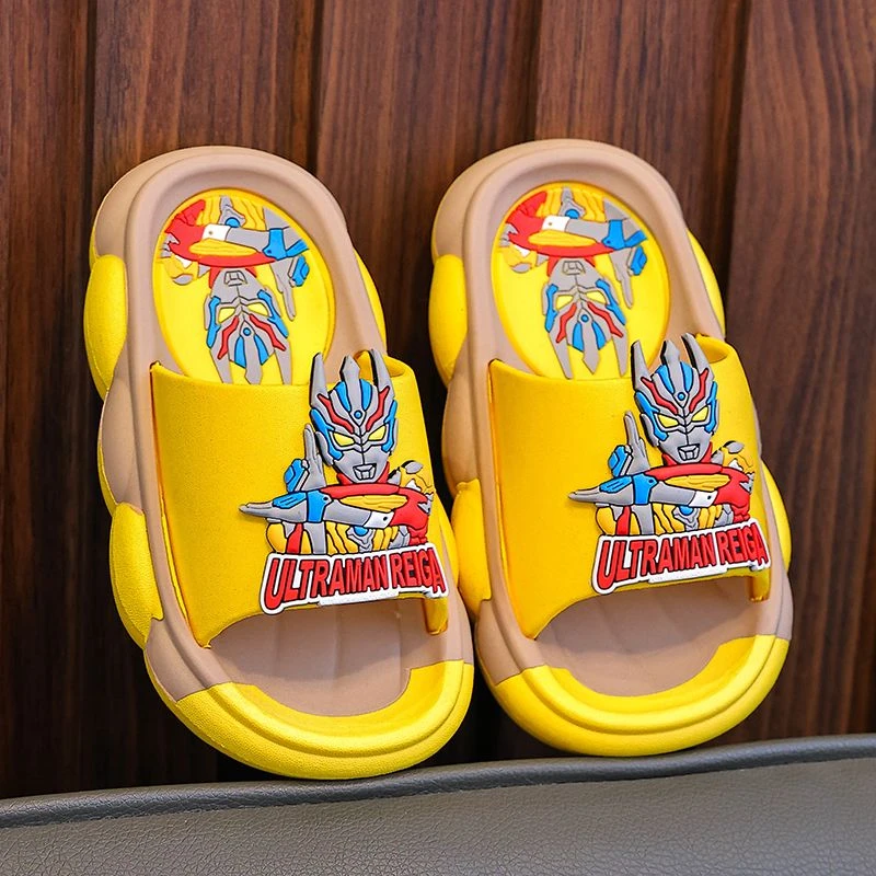 【正版授权】令迦奥特曼拖鞋男童夏季浴室洗澡卡通居家用儿童凉拖鞋