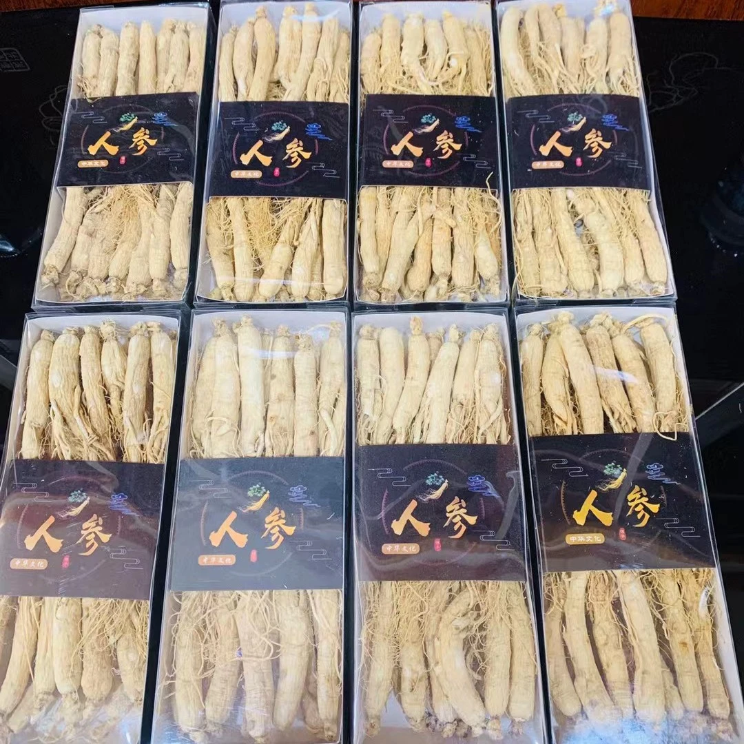 长白山干人参 种植干白参 250克一盒