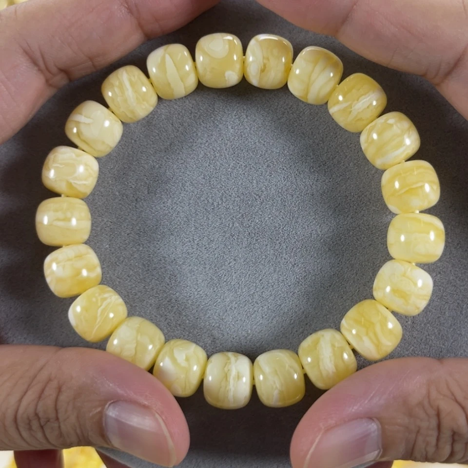 【闪购商品】蜜蜡手串未镶嵌同料虎皮