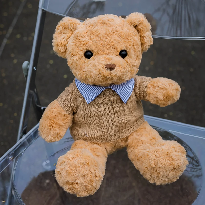 花店同款衬衣熊毛绒玩具抱抱花桶熊公仔玩偶情人节礼物布娃娃花束