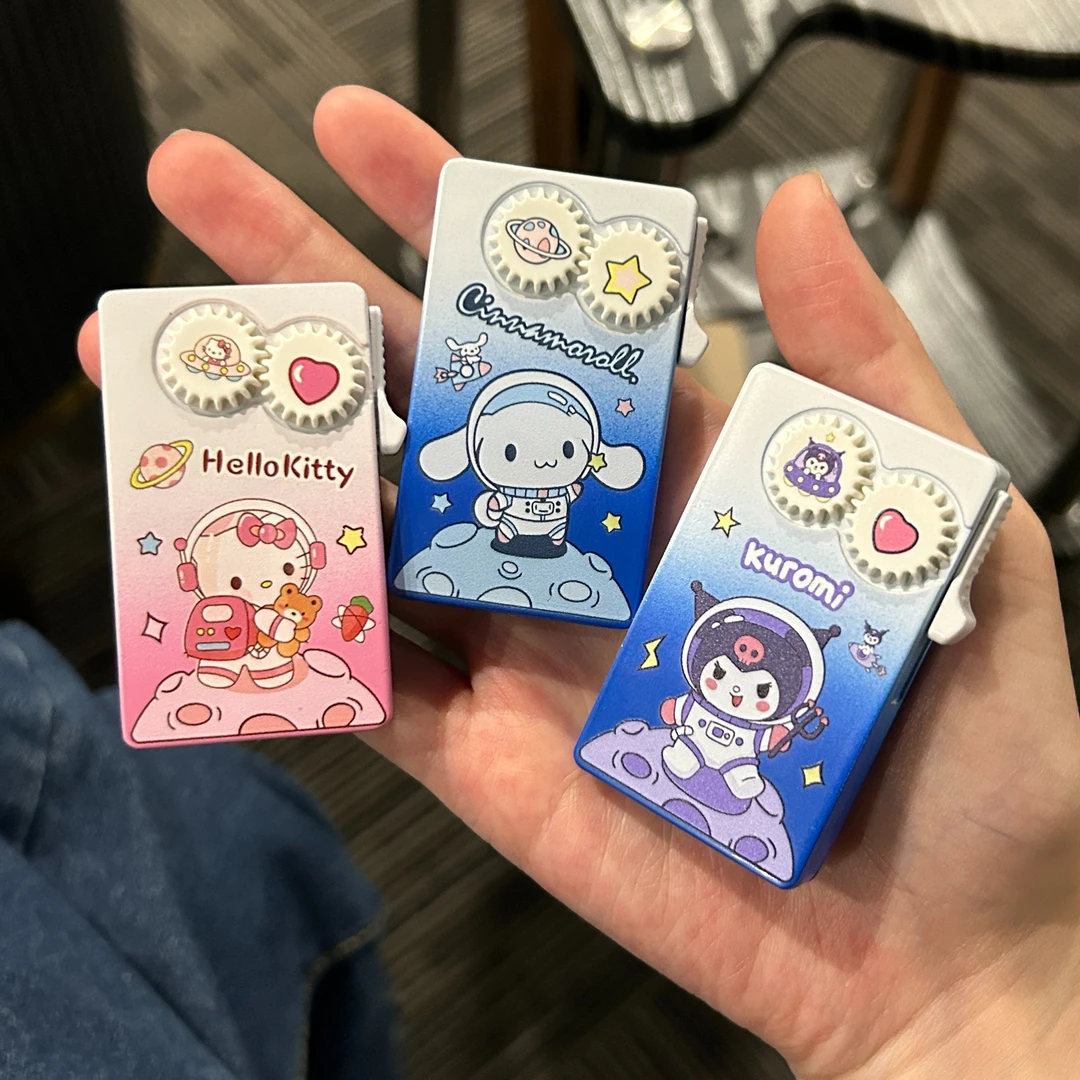 【韩匠】三丽鸥渐变打火机卡通酷洛咪高级齿轮转动点烟器