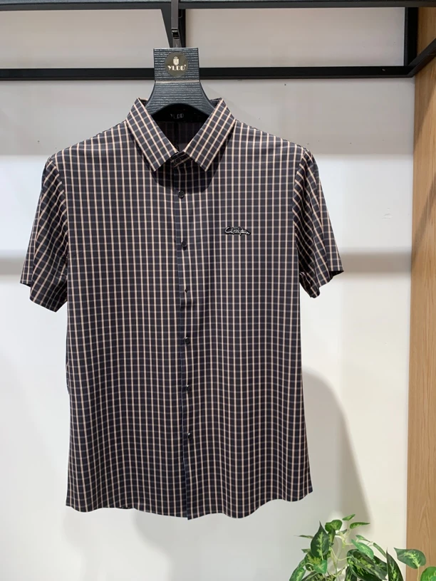 2024新款男士商务短袖衬衫