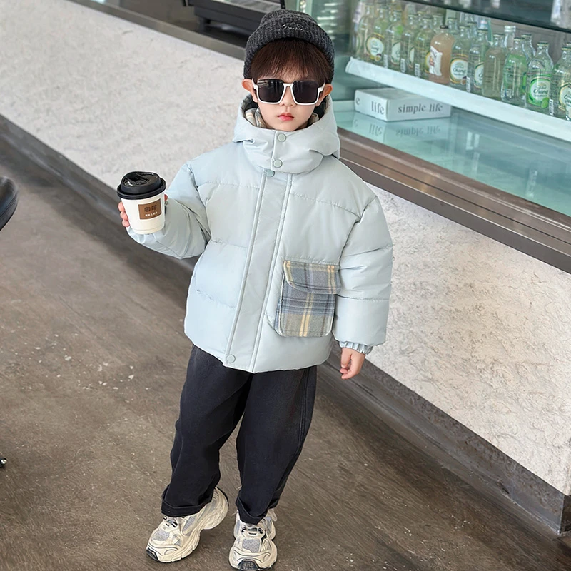 儿童棉服男童中小童棉衣冬季2024新款宝宝冬装超好看棉花棉袄外套