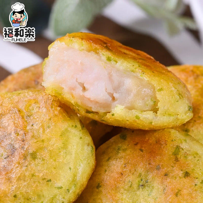 海苔鱼香饼500G/袋 肉质细腻 制作简单 火锅丸料 煎鱼饼 香脆早餐