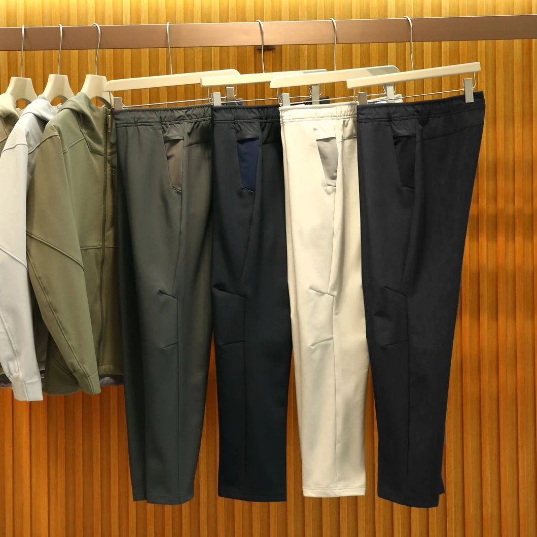 城市机能户外秋冬新款加绒软壳裤男士立体剪裁聚热防风休闲长裤