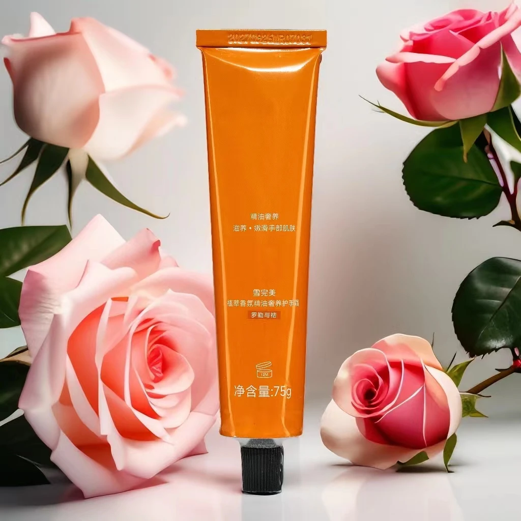 雪完美护手霜滋润保湿清爽嫩滑滋养补水花香丝滑润肤温和防水护理