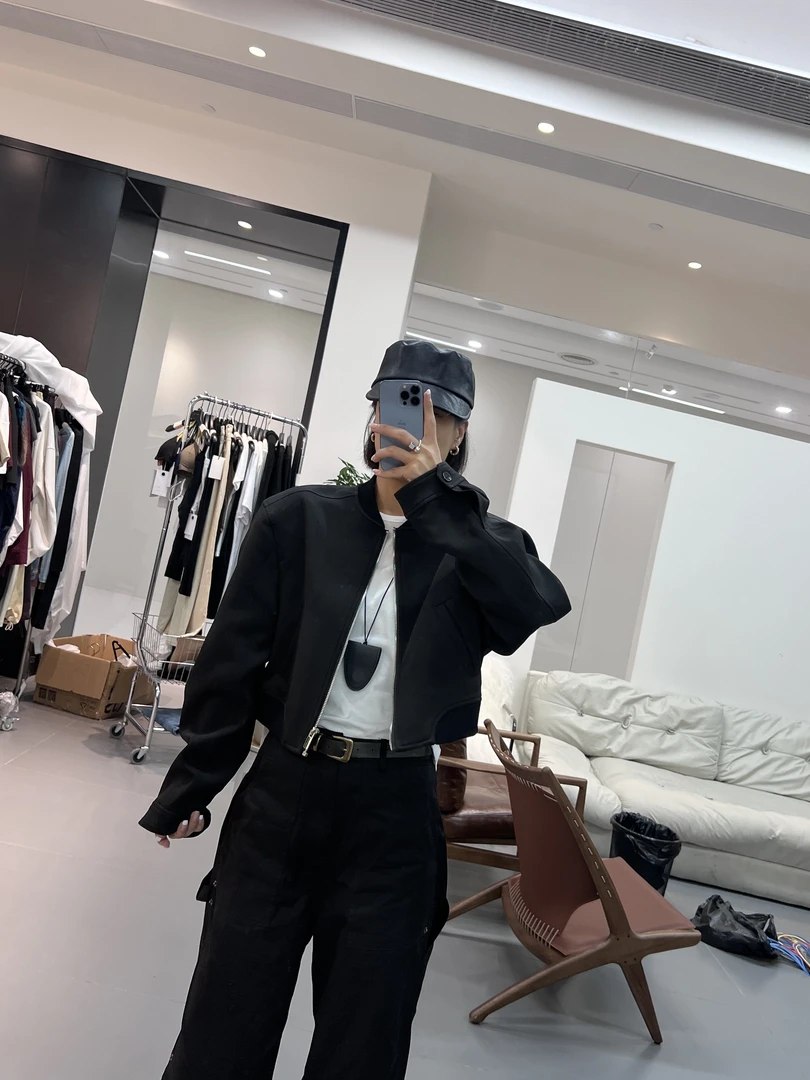 YaoPeiQi 设计师款时尚休闲百搭外套71588