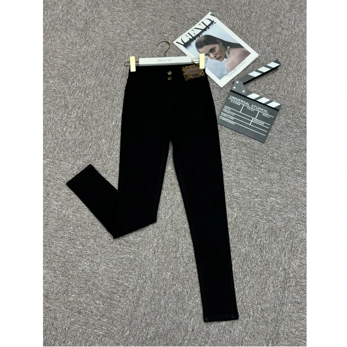 【鑫蕾】秋高级感百搭显瘦修身中腰弹力休闲时尚牛仔裤53678