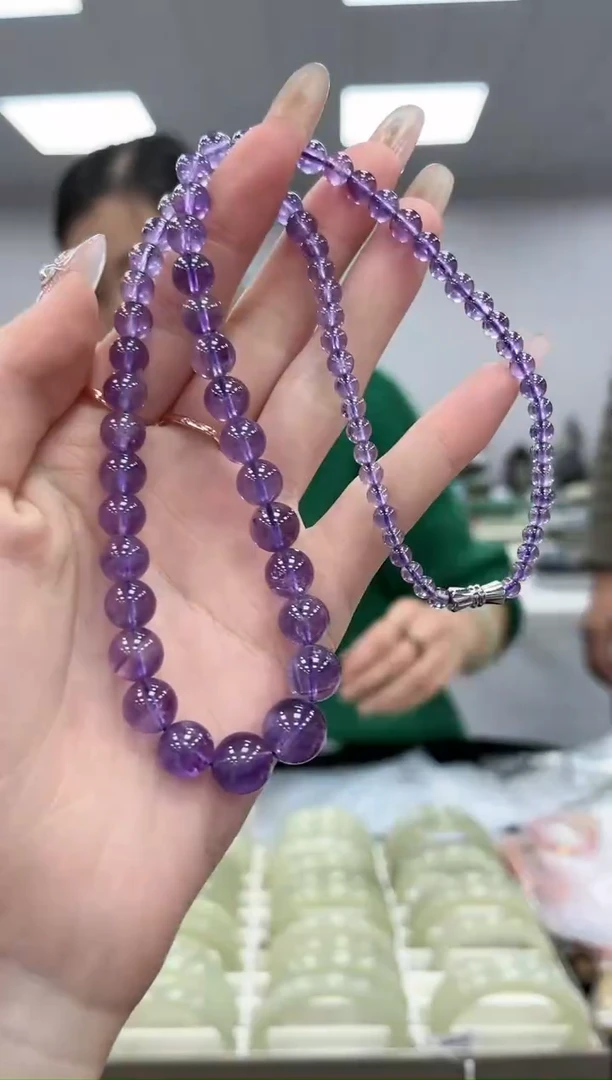 【闪购商品】紫晶链子未镶嵌多样性拍一发一