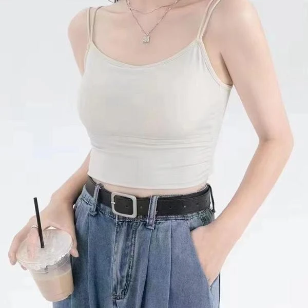 静静严选夏季聚拢背心修身型韩版爬山吊带瑜伽外穿轻内衣吊带2295