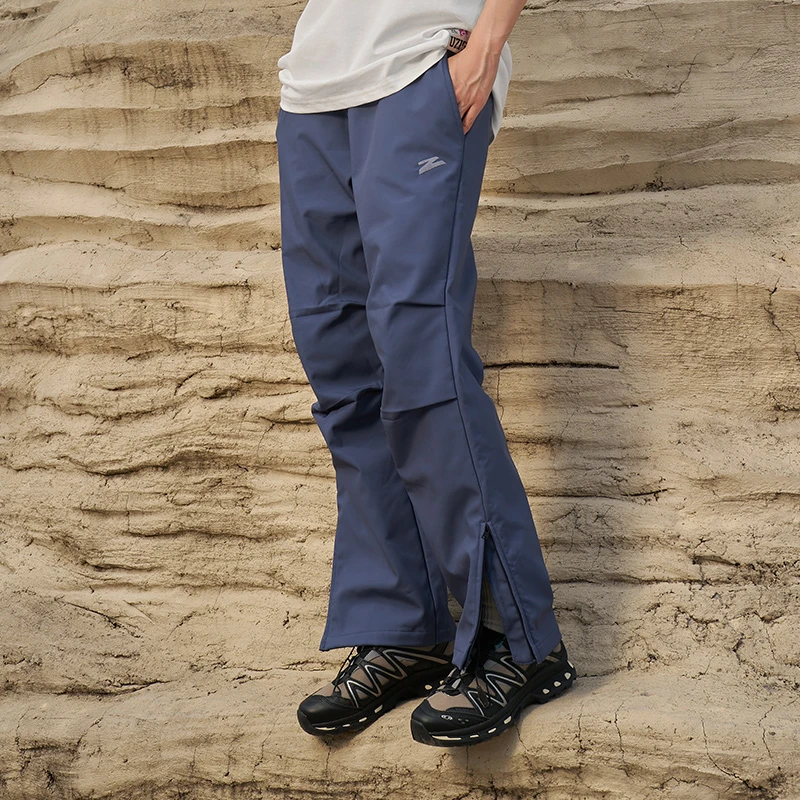 有志者UZIS山峰户外运动长裤男防水防风三防秋冬加绒保暖直筒裤