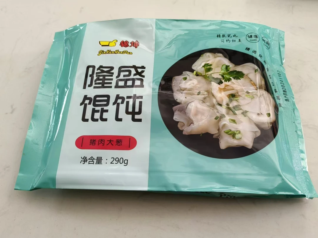 隆盛混沌猪肉大葱味 一袋290g 懒人必备简单方便