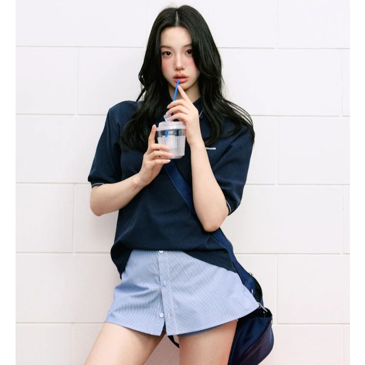 【达人专属】LLDC运动休闲短袖经典夏季女简约百搭POLO衫