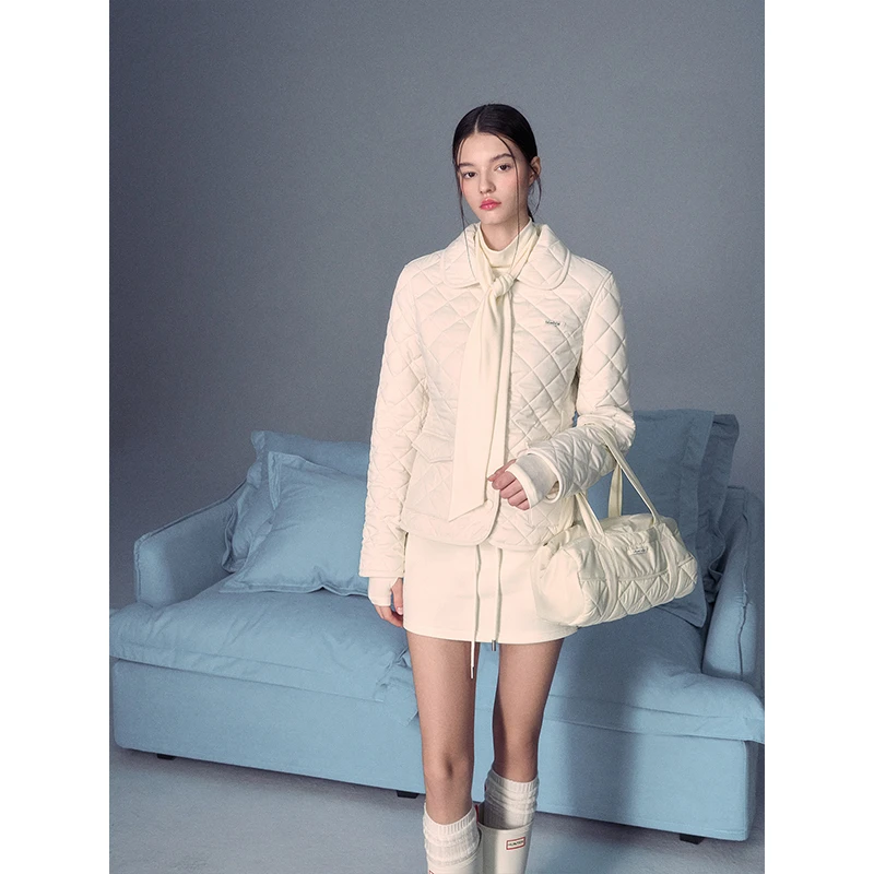 【小熊粉丝专享】LLDC暖冬季上新24号小翻领绗缝棉服/半身裙/打底