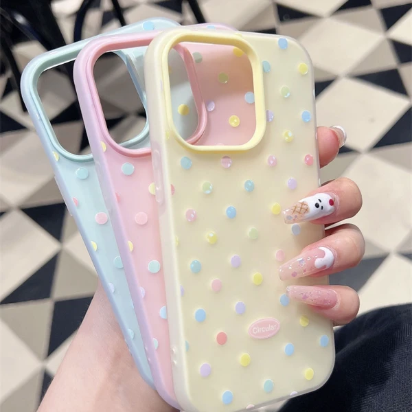 果冻三合一马卡龙适用于苹果15/14plus手机壳iPhone123promax女xr