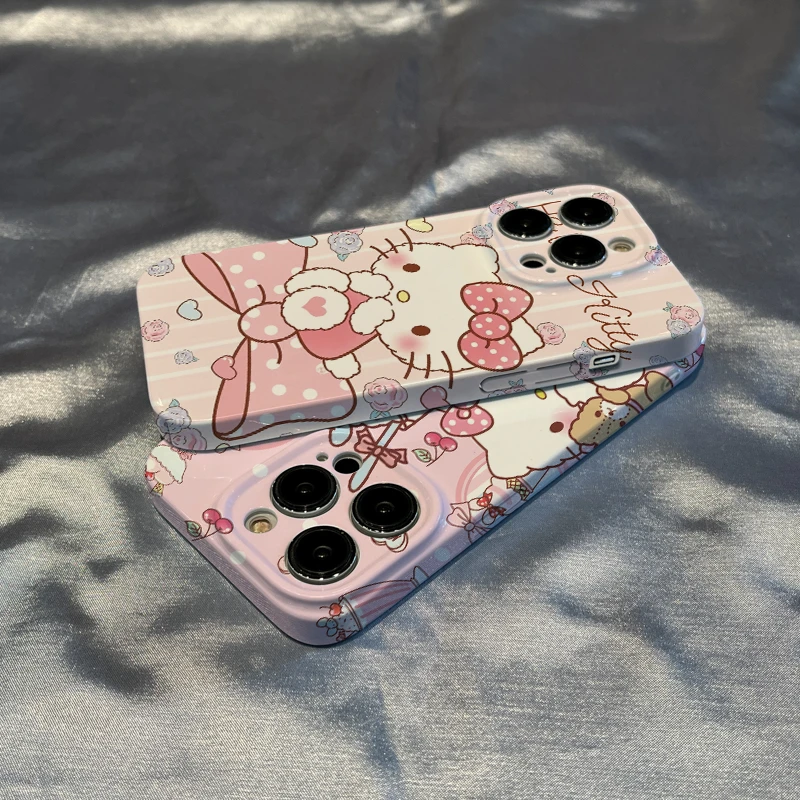 适用【苹果/华为/oppo/vivo/小米】菲林全包凯蒂猫手机硬壳创意