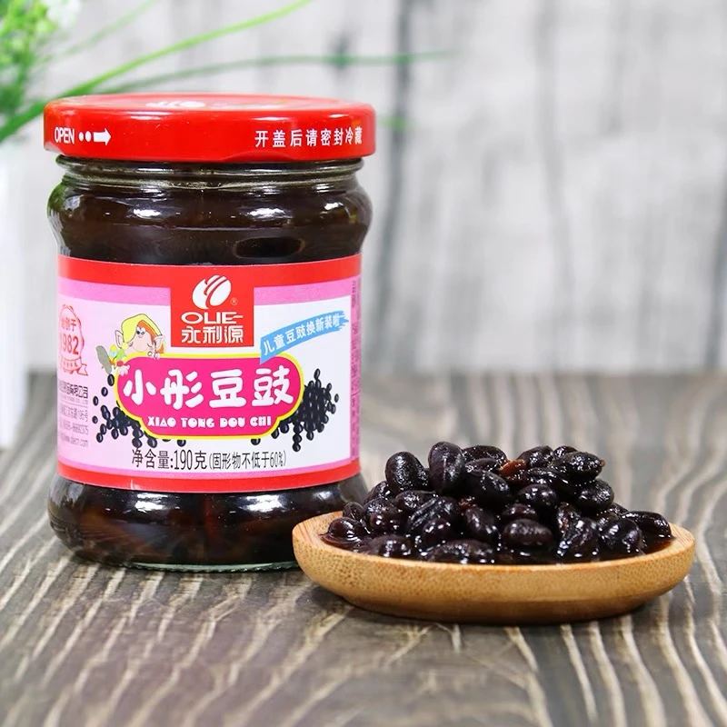 永利源阿婆豆豉小彤豆豉190克瓶装黑豆鼓炒菜蒸鱼豆豉拌饭拌面
