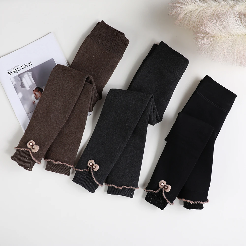 童一密度【绒绒暖意保暖裤】女童一体绒加厚打底裤24秋冬k069加绒