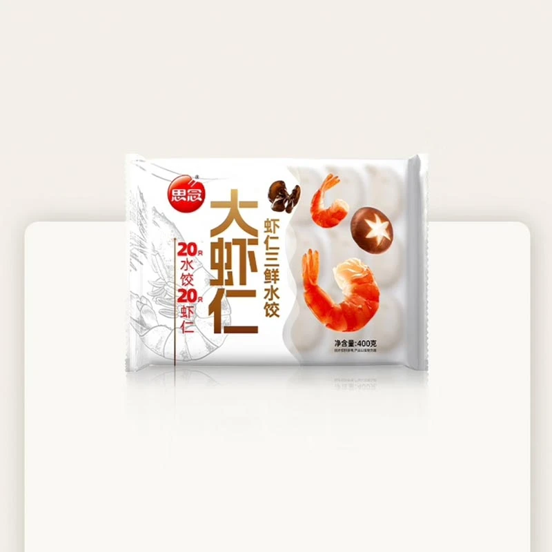 思念大虾仁虾仁三鲜水饺400g/袋