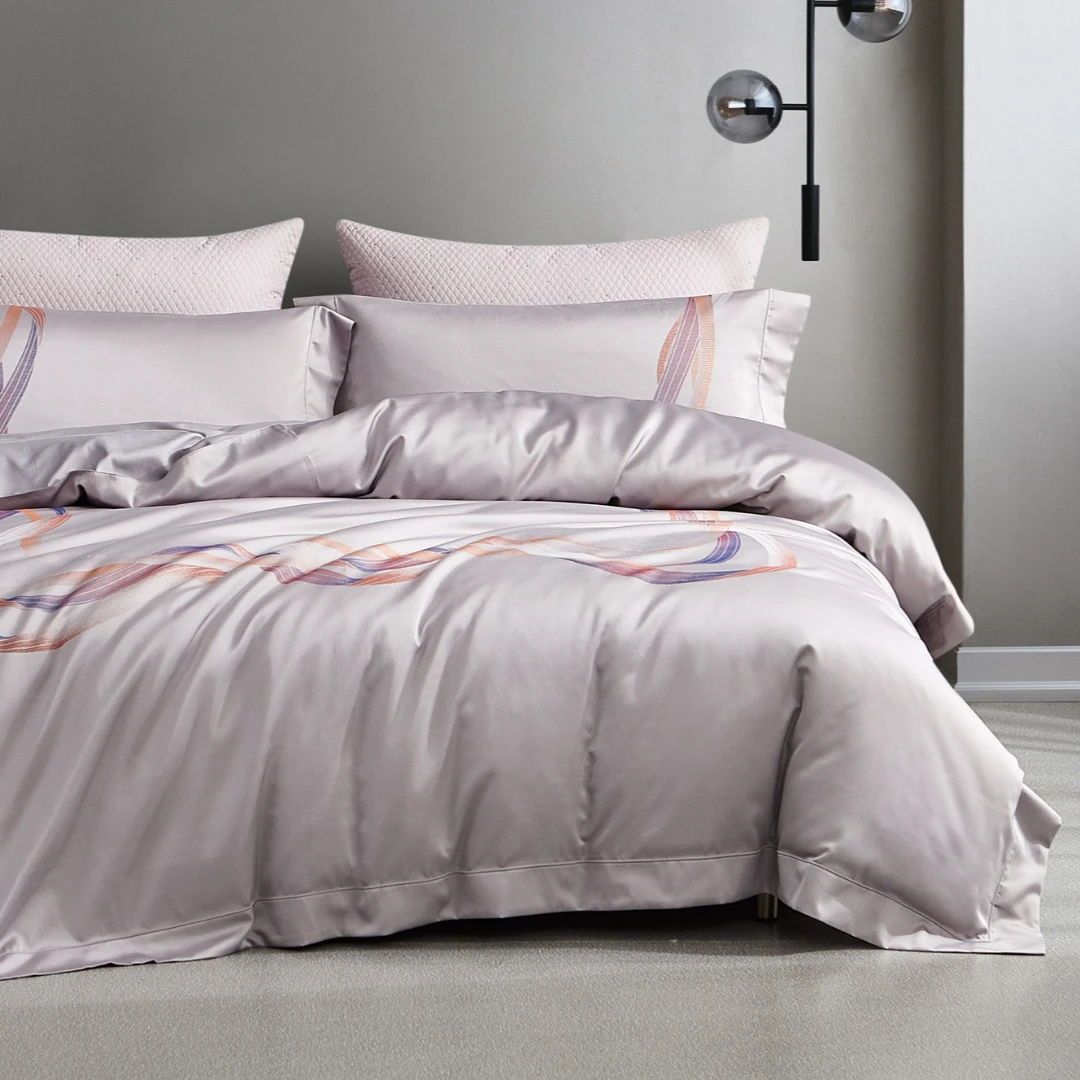 【冬姐专属】高端全棉色织提花四件套-飘然