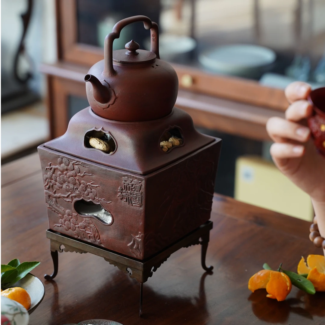 【福器】半斋专场秋冬季新品 《煮雪烹茶》煮茶套装 凉炉炭炉煮茶炉