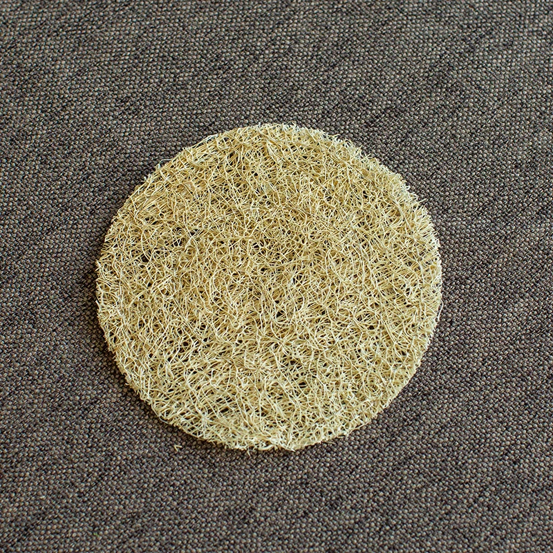【福器】丝瓜络圆形手工天然丝瓜垫（V0140）