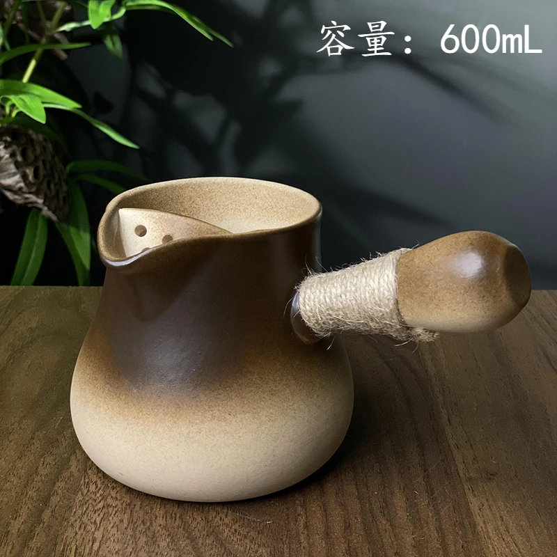 潮州手工粗陶罐罐壶3号  创意煮奶茶 简约煮茶壶 耐热家用粗陶壶