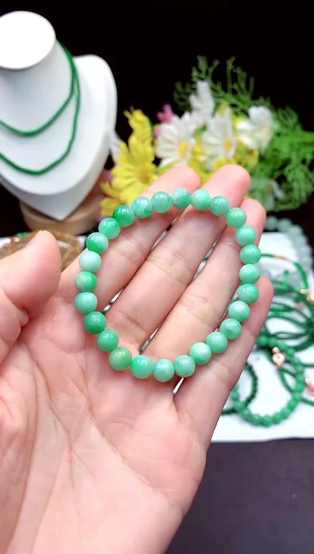 【闪购商品】翡翠手链未镶嵌手串