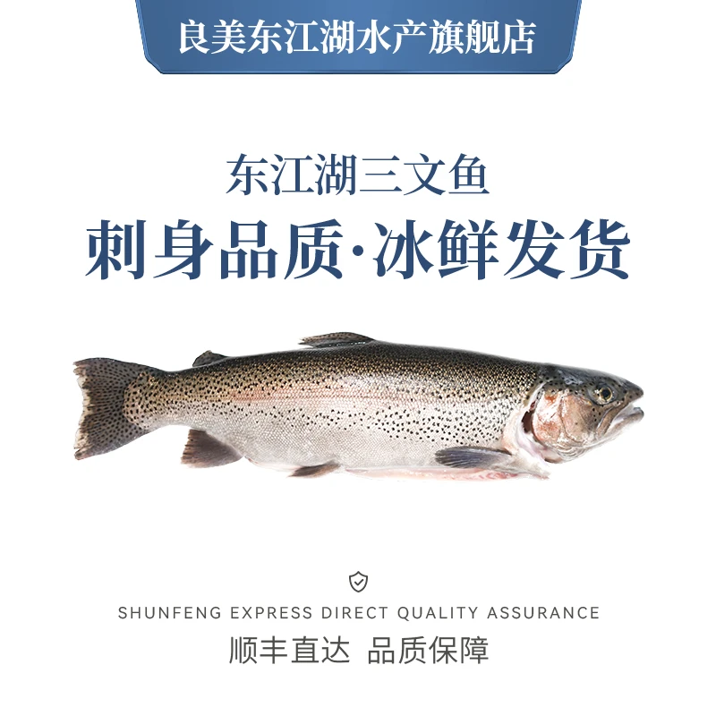 良美东江湖【一物一拍】刺身级别三文鱼 一鱼五吃 活水养殖顺丰包邮