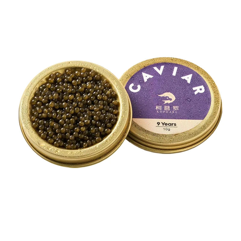 良美东江湖柯普罗鱼子酱入口绵滑国产鱼子酱大颗粒即食10g*4罐