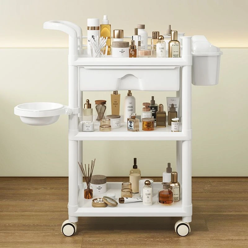 美容院专用小车院线小推车化妆小推车可移动置物架家用用工