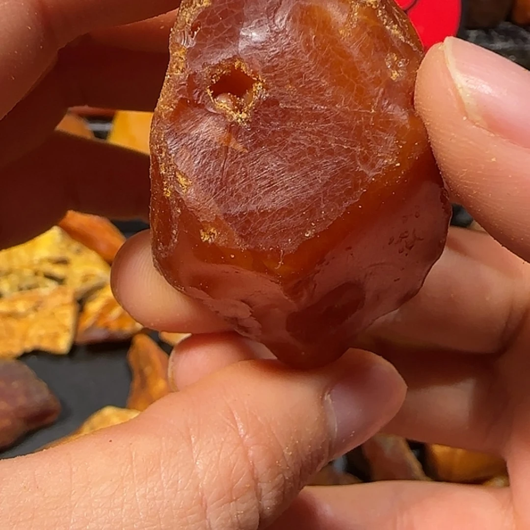 【闪购商品】定制琥珀未镶嵌A****ო